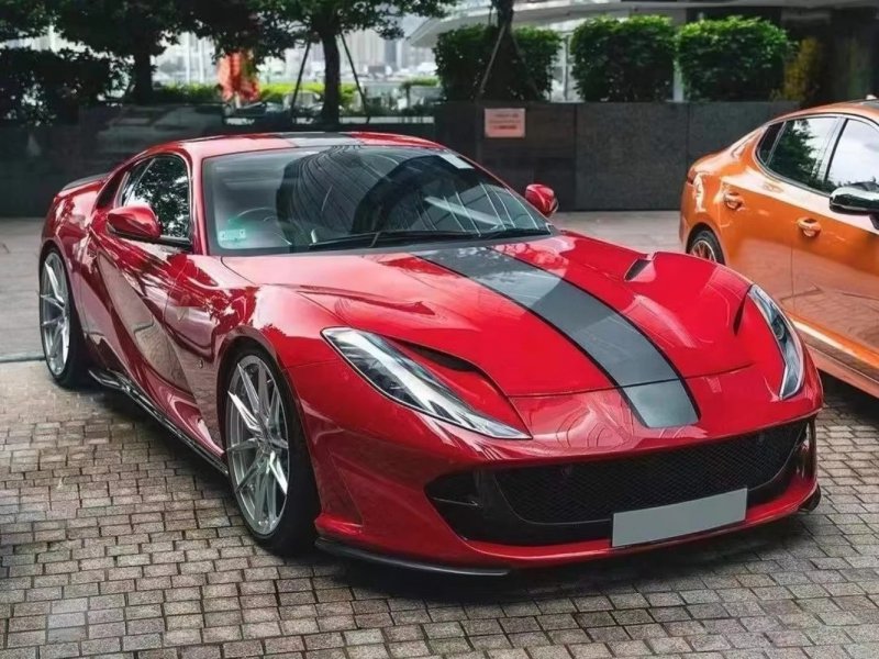 High Quality Fast Delivery Whole Sale Price Dry Carbon Fiber GTS Upgrade OEM Front Lip Body Kits for  812